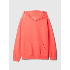 Gap Kids | NWT Kids VintageSoft Relaxed Hoodie in Neon Coral Flame | Sz XS